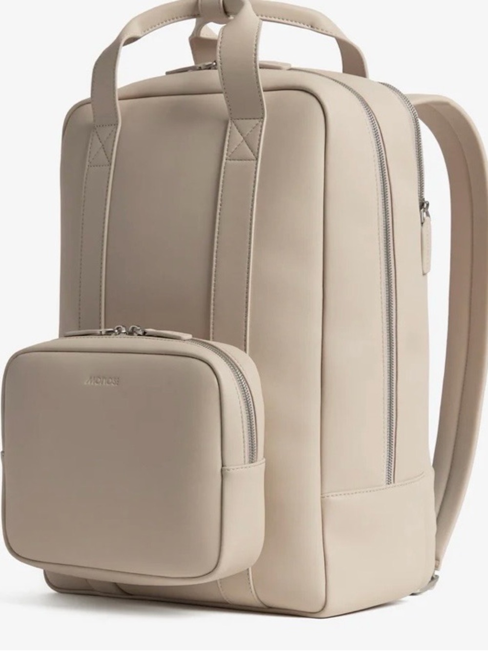 Monos Beige Tech Backpack Organizer –  Travel Backpack